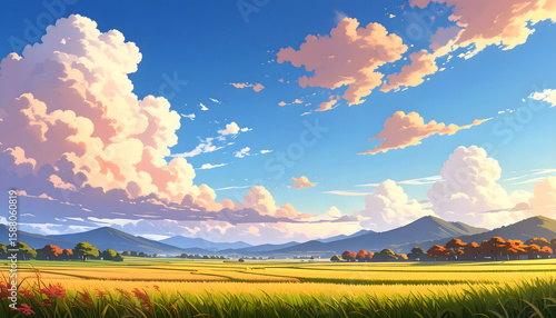 秋の訪れを感じさせる風景