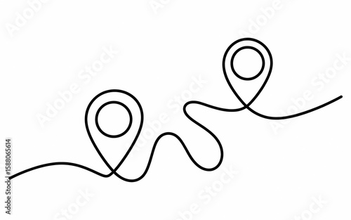 location of a line art