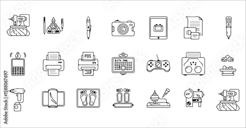 Various electronic devices and tools technology electronics