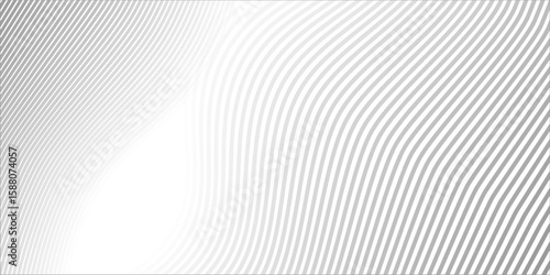 abstract seamless horizontal black thin wave line pattern. eps 10