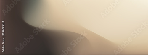 Warm brown bg gradation featuring neutral gradient and cream pastel textures. Abstract luxury waves in beige with silk gold design elements. Vintage mocha patterns or elegant watercolor effects for wa