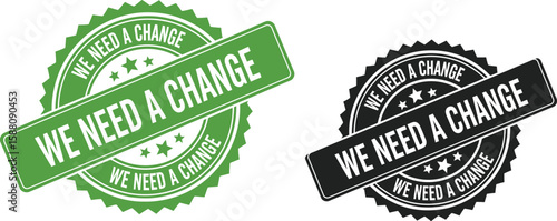 Urgent appeal shown with change badges in green and black for positive impact