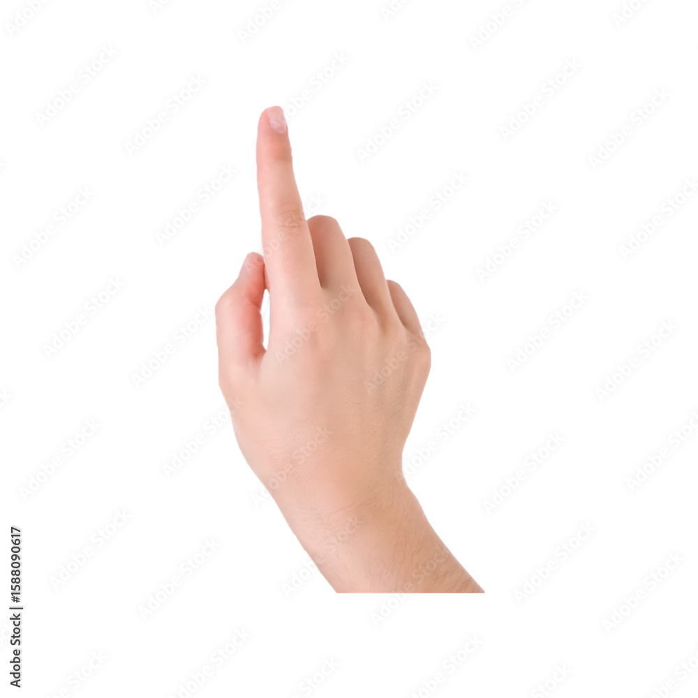 Obraz premium Hand pointing forward