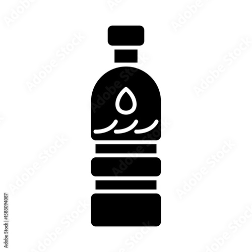 Mineral water bottle icon