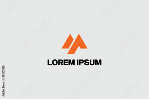 letter M vector image monogram logo template