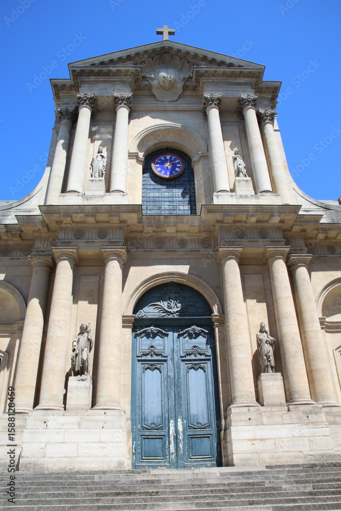 Fototapeta premium Façade de l'Eglise Saint-Roch à Paris