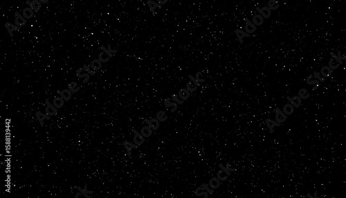 Dark night sky, speckled with stars