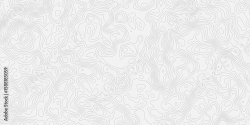 minimalist white background with contour lines with geographic mapping contour line creating an abstract topographic map design effect.
