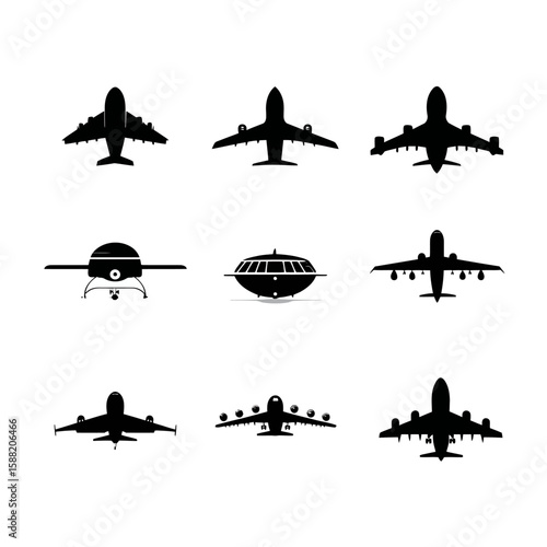 Air & Futuristic Transportation Icons