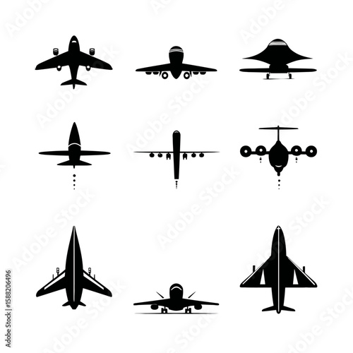 Air & Futuristic Transportation Icons