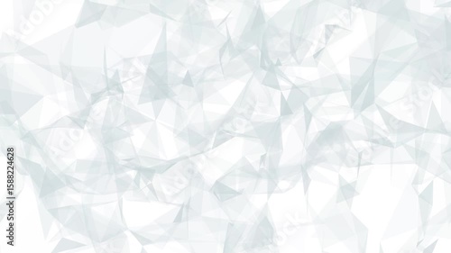 A mesmerizing light gray polygonal background with smooth, organic movements creating a modern and futuristic visual effect