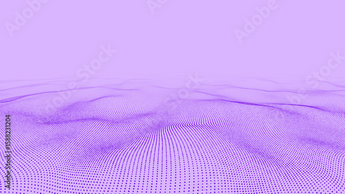 Purple color seamless fluid wave pattern futuristic minimal background