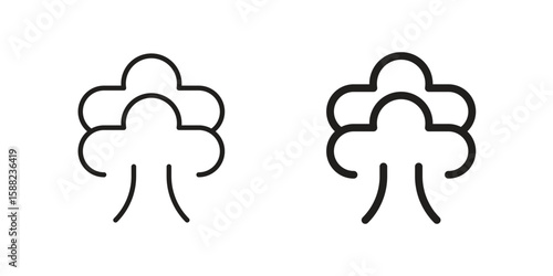 Steam icon line style graphic design .editable vectors.