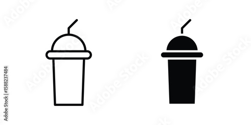 Shaker icon line style graphic design .editable vectors.