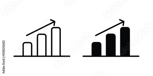 Marketing strategy icon line style graphic design .editable vectors.