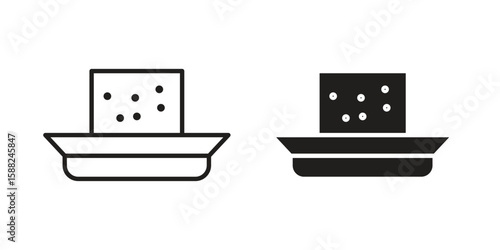 Halva icon line style graphic design .editable vectors.