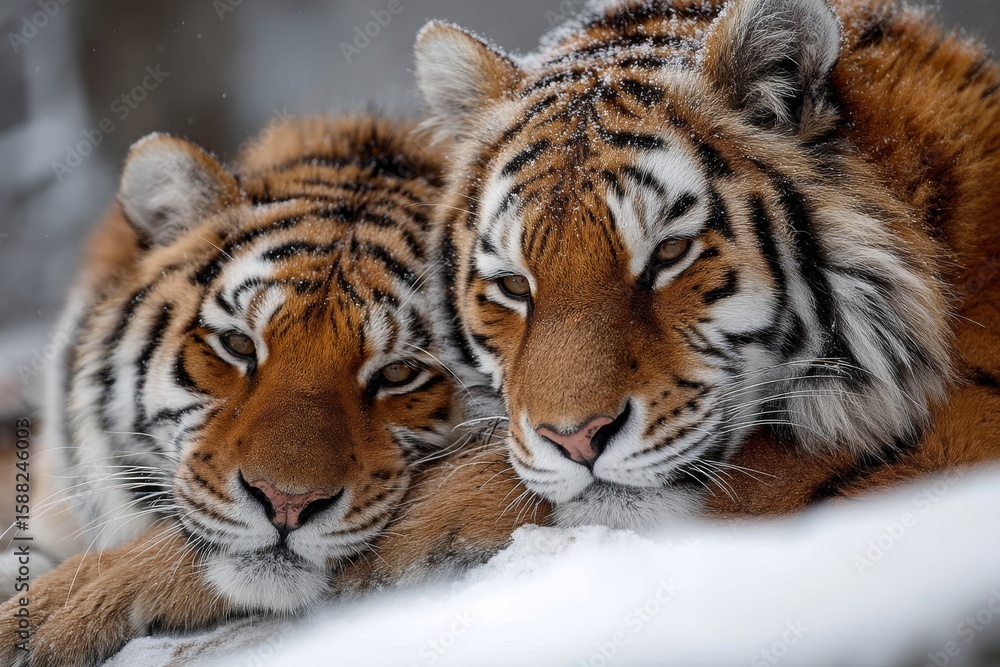 Obraz premium A tiger with its mate