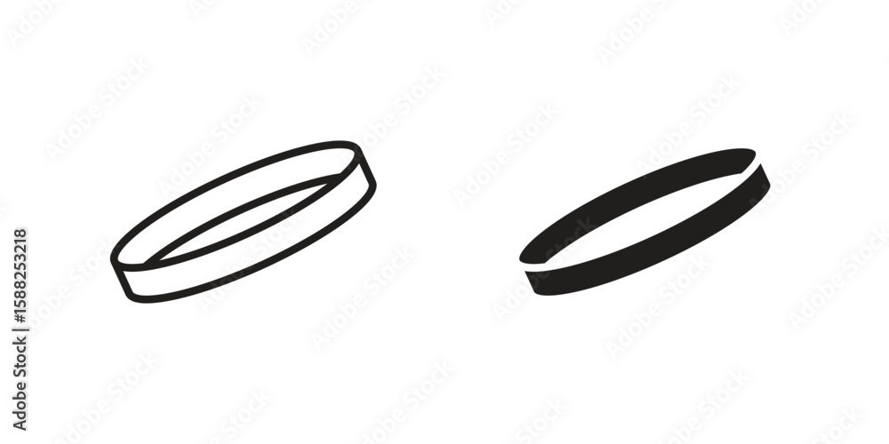 Bracelet icon line style graphic design .editable vectors. Bracelet icon line style graphic design .editable vectors.