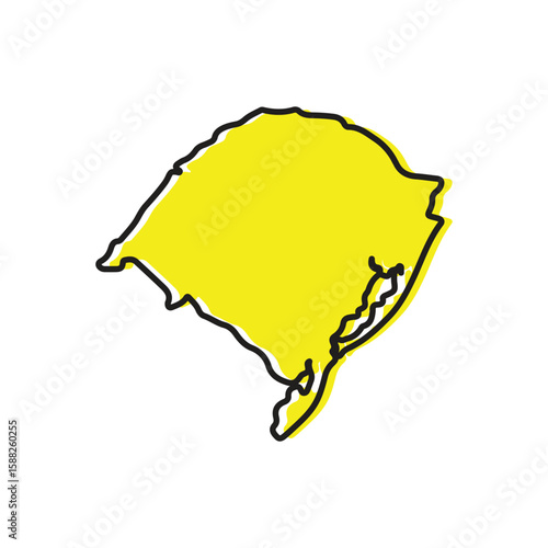 State of Rio Grande map