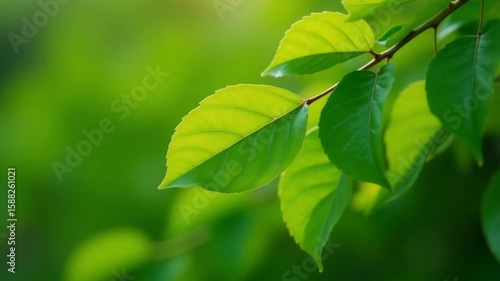 green leaves background