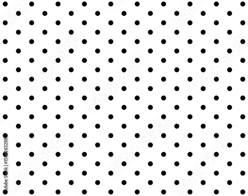 Polka dot seamless pattern. Polka dot background. Monochrome dotted, polka dot pattern