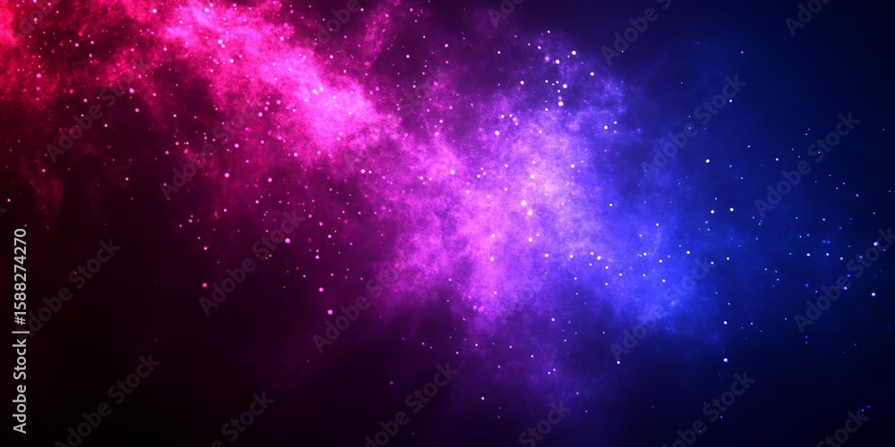 Fototapeta premium Nebula Space Galaxy Colors.