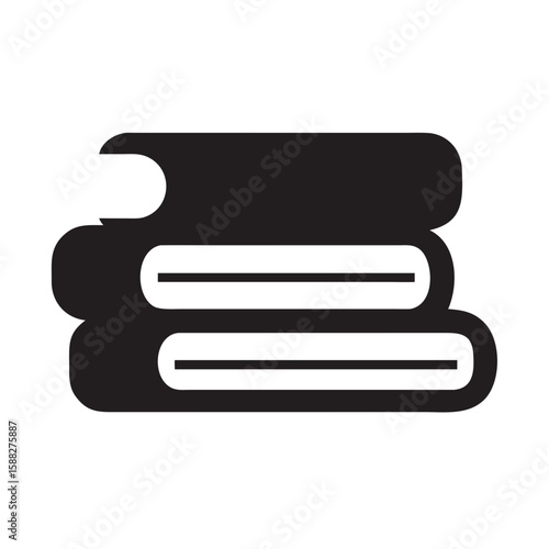 Pile of textbooks with stationery