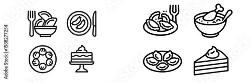 Variety of dishes showcased on a dining table highlighting diverse culinary traditions and presentation styles