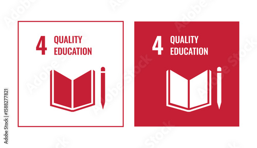 SDGs Quality Education square icon