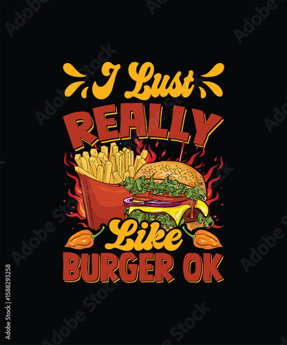 burger t shirt design,
lover,
illustration,
graphic designer,
design,
vector,
clothing,
fashion design,
adobe illustrator,
food,
