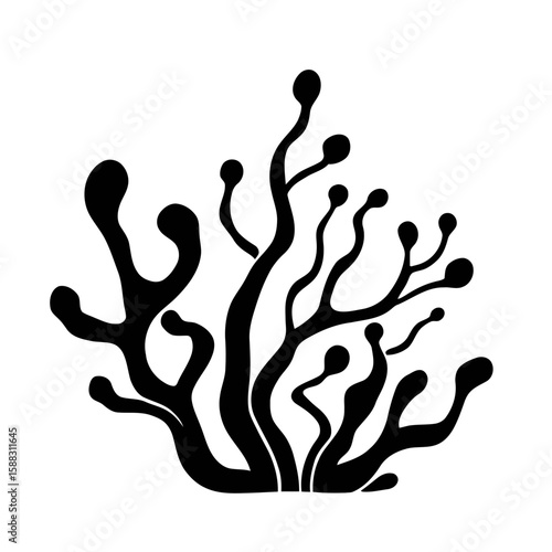 Black ink and milky coffee splash vectors with human foot and hand print silhouettes