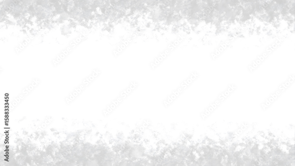 Fototapeta premium Abstract textured background with a horizontal band of white space and distressed grey edges