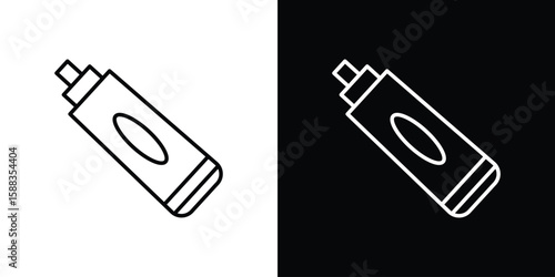 Ointment icon. Thin linear web icons