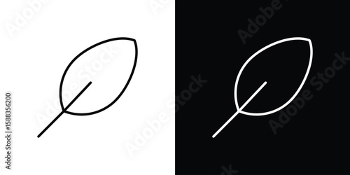 Light weight icon. Thin linear web icons