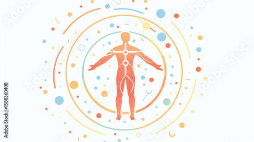 The dynamic energy exchange vividly portrays electrolyte balance and enhances overall bodily vitality.