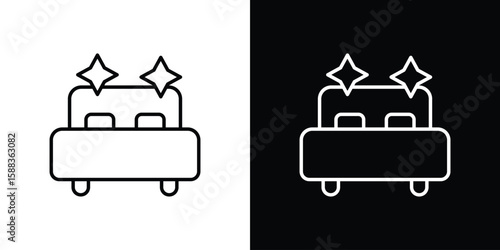 Clean Room icon. Thin linear web icons