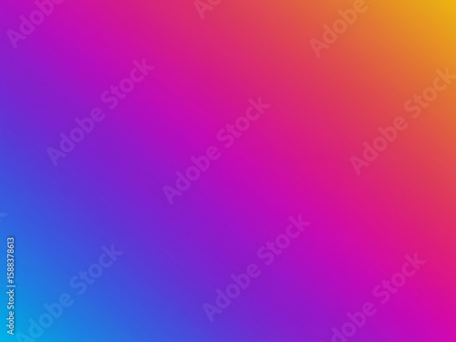 Vibrant Gradient Background: Blue, Purple, Pink, and Orange Hues; Smooth Transition, Modern Style, Energetic Mood.