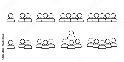 Population Groupings: Visualizing People & Teams icon for business