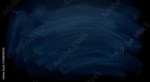A dark blue chalkboard with chalk smudges in a horizontal pattern