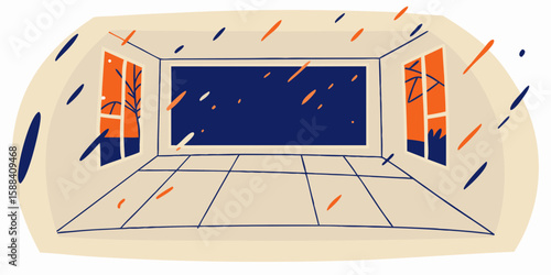 vector illustration of an abstract background with arrows