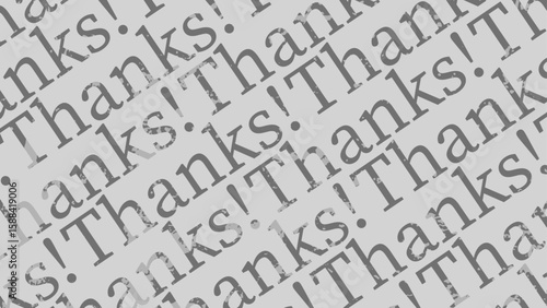 A grunge thank you background. Aged thanks backdrop in grey. A grungy gray thanks wallpaper.