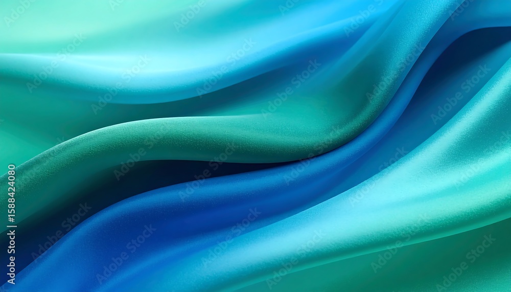 Obraz premium Smooth, flowing fabric drapes