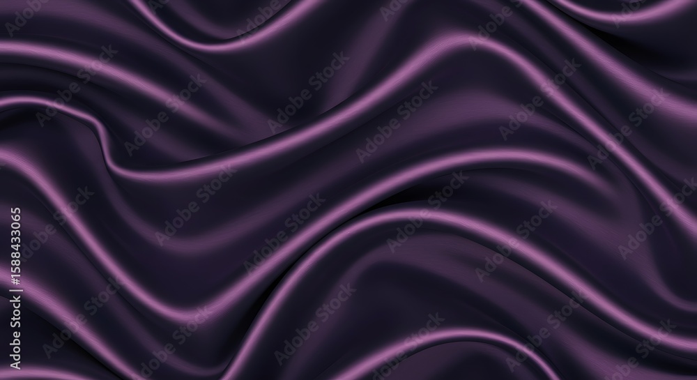 Fototapeta premium Seamless texture of elegant purple satin.
