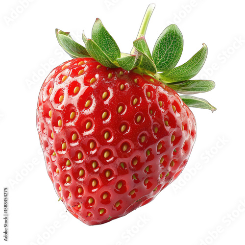 Close-up of a single, ripe strawberry (7)