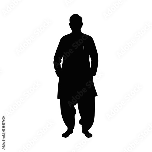 Man in Traditional South Asian Attire person traditional clothing