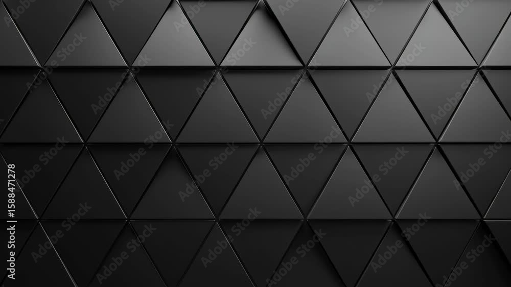 black triangles background	