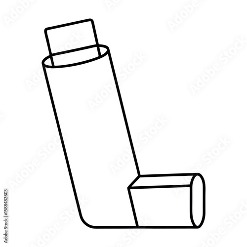 Compact Inhaler Vector Design with Minimalist Mouthpiece for Medical Use