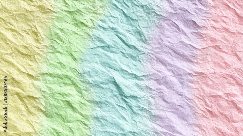 Obraz premium Pastel Crumpled Paper Texture Background.