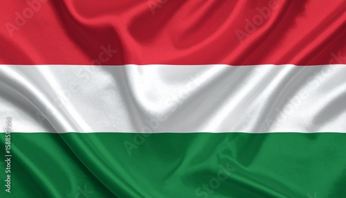 The national flag of Hungary