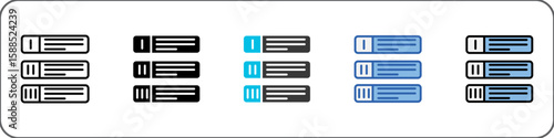 Prioritization Icon Pack Multistyle Illustration